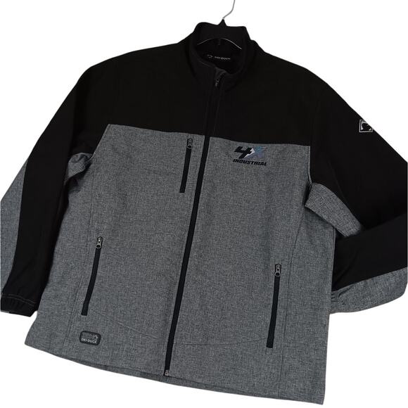 Dri-Duck DDX Soft Shell Jacket Mens XL Gray/Black Full Zip 4X Industrial Company - Picture 2 of 12